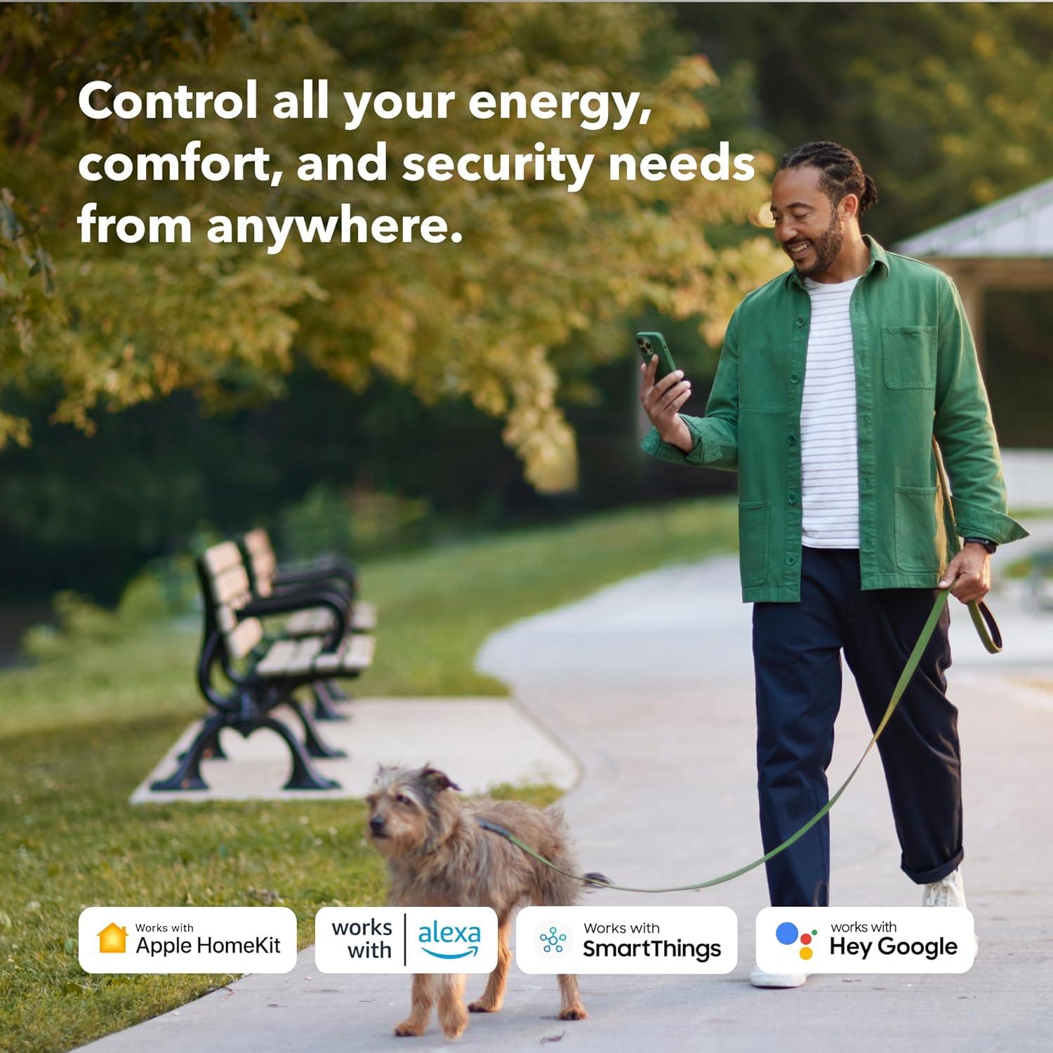 image:imageecobee Smart Thermostat Enhanced Programmable Wifi Thermostat Works with Siri Alexa Google Assistant Energy Star Certified Smart HomeThermostat