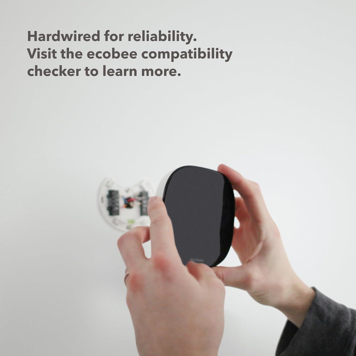 image:imageecobee Smart Thermostat Enhanced Programmable Wifi Thermostat Works with Siri Alexa Google Assistant Energy Star Certified Smart HomeThermostat