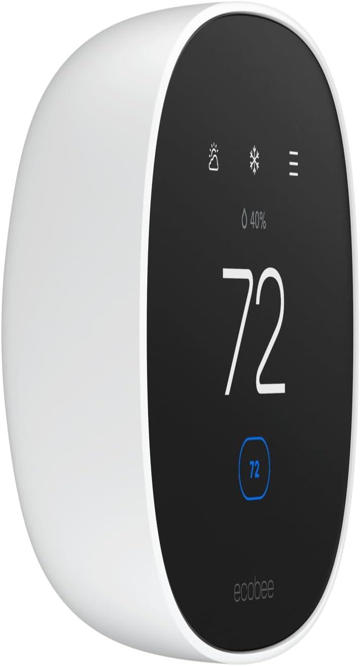 image:imageecobee Smart Thermostat Essential Energy Star Certified programmable WiFi Thermostat Works with Siri Alexa and Google AssistantNew 2025 ecobee Smart Thermostat Essential Energy Star Certified programmable WiFi Thermostat Works with Siri Alexa and Google Assistant