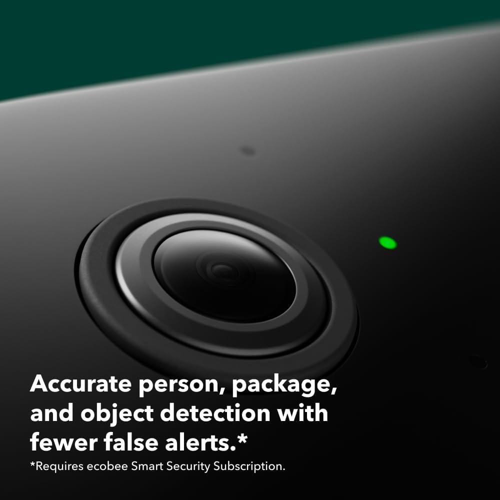 image:imageecobee Smart Video Doorbell Camera Wired with Industry Leading HD Camera Smart Security Night Vision Person and Package Sensors 2Way Talk and Video amp Snapshot RecordingSmart Doorbell Video Camera