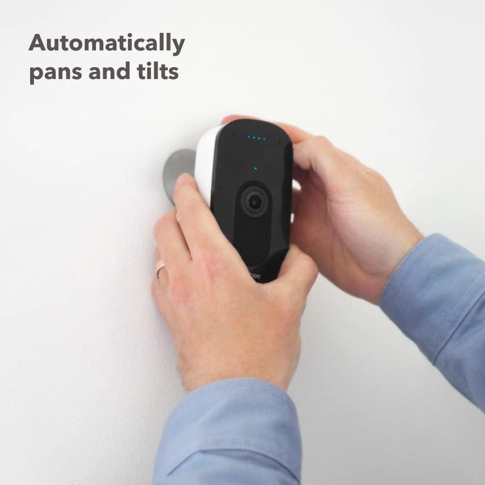 image:imageecobee SmartCamera Indoor WiFi Security Camera Smart Home Security System 1080p HD 180 Degree FOV Night Vision 2Way Audio Works with Apple HomeKit Alexa Built In1 Count Pack of 1
