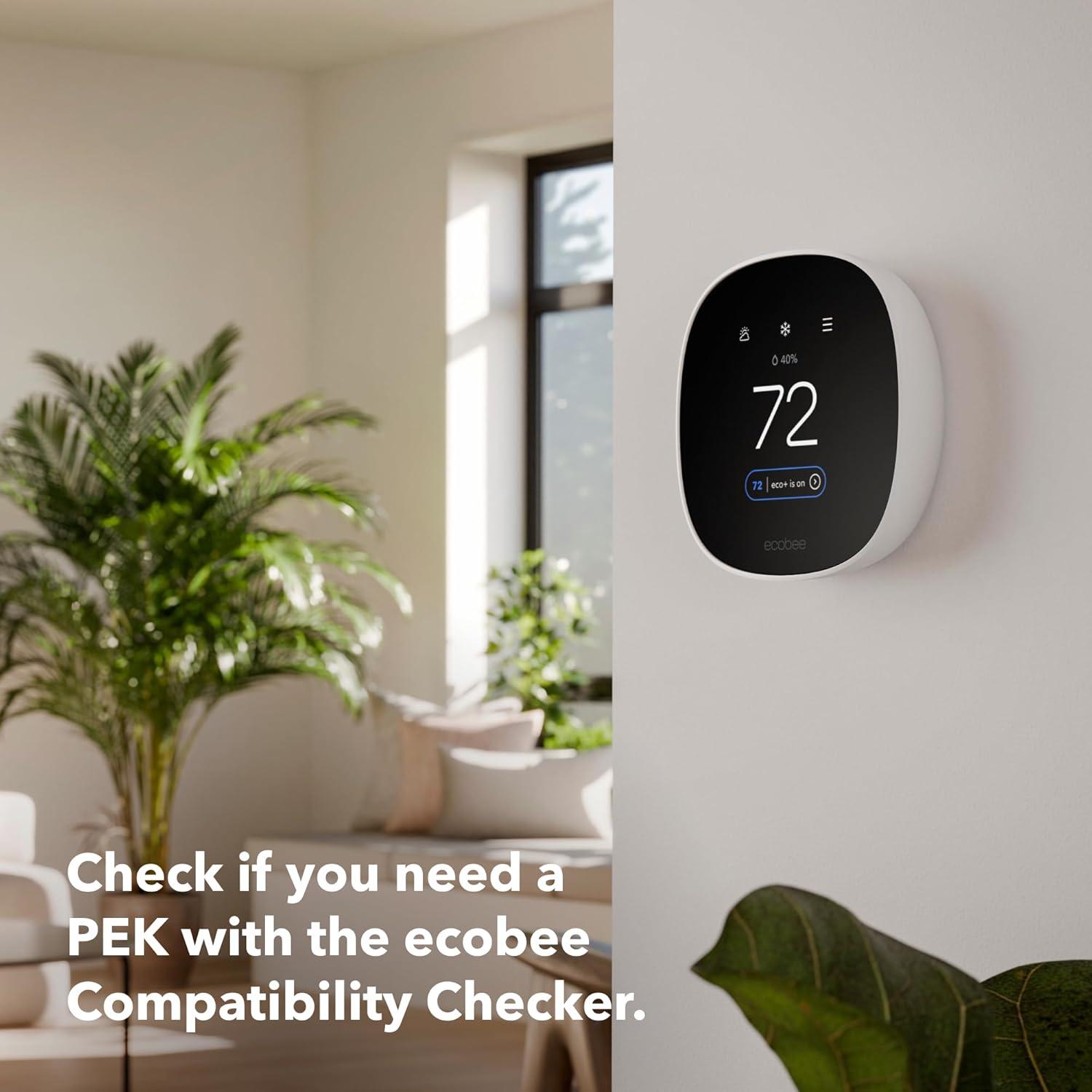 image:imageecobee Power Extender Kit CWire Adapter for ecobee Smart Thermostat Essential Programmable WiFi Thermostat Accessory