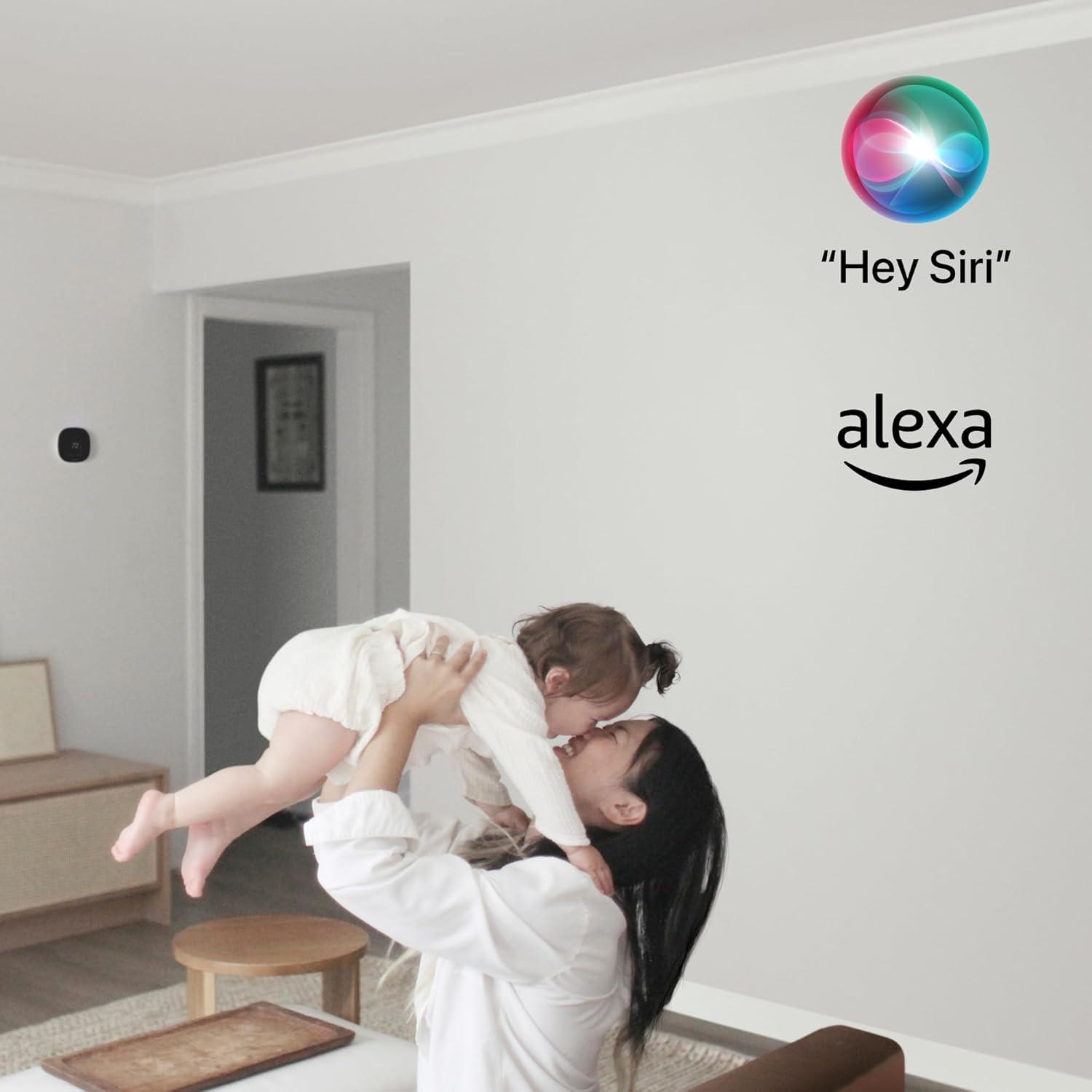 image:imageecobee SmartThermostat with Voice Control Programmable Wifi Thermostat Works with Siri Alexa Google Assistant Smart Thermostat for HomeSmartThermostat