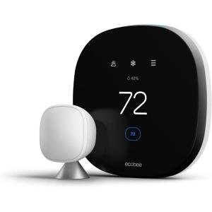 ecobee SmartThermostat with Voice Control – Programmable Wifi Thermostat – Works with Siri, Alexa, Google Assistant – Smart Thermostat for Home(SmartThermostat)