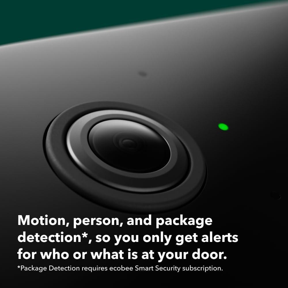 image:imageecobee Home Security Bundle with Smart Doorbell Camera Wired SmartSensor for Doors and Windows and SmartCamera with Voice ControlHome Security Bundle with 30 Day Subscription Trial