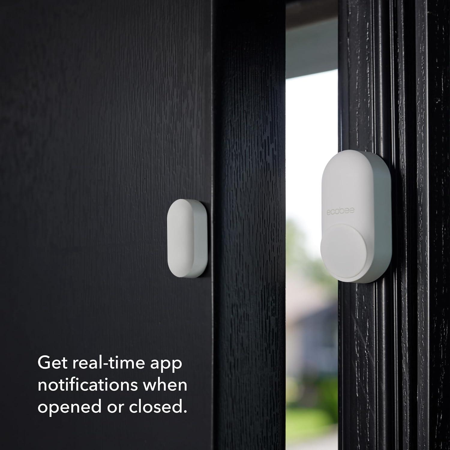 image:imageecobee Security Bundle Pack Smart Doorbell Camera Wired SmartSensor for Doors and Windows 2PackSecurity Bundle Pack