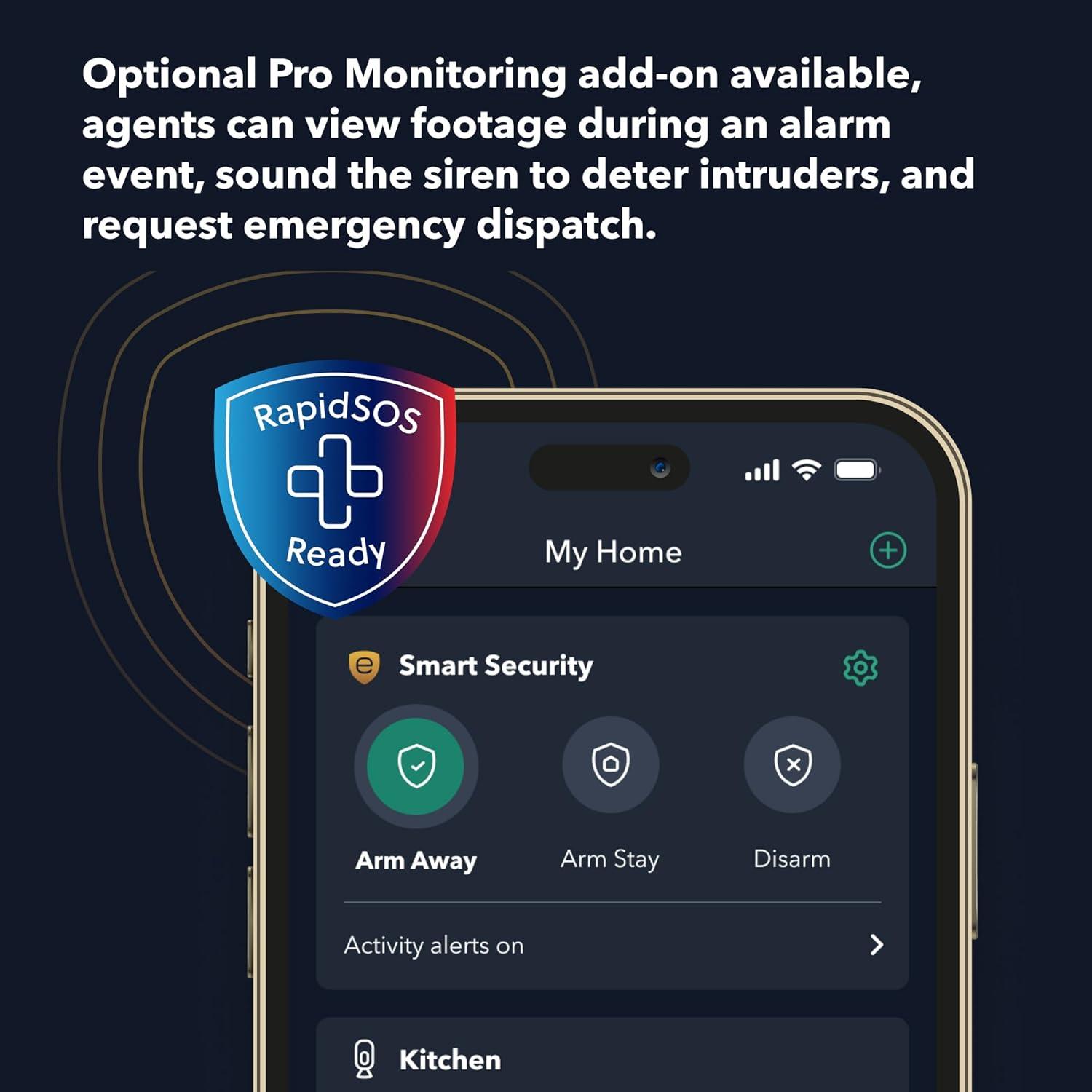 image:imageecobee Smart Security Advanced Plan 1 Year Subscription Unlimited Cameras 30day video history person detection package detection Security Surveillance and Monitoring Home Security Arm and Disarm Cancel Anytime